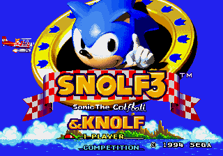 snolf 3 & knolf - the sonic golf experience, part ii